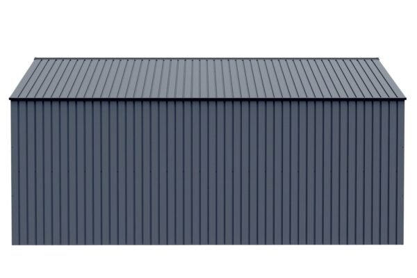 Arrow Shed Elite 14′ x 16′ Outdoor Lockable Gable Roof Steel Storage Shed Building, Anthracite - Image 11