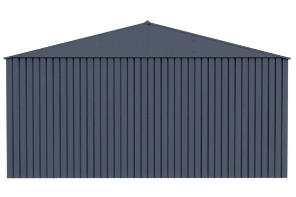 Arrow Shed Elite 14′ x 16′ Outdoor Lockable Gable Roof Steel Storage Shed Building, Anthracite - Image 12