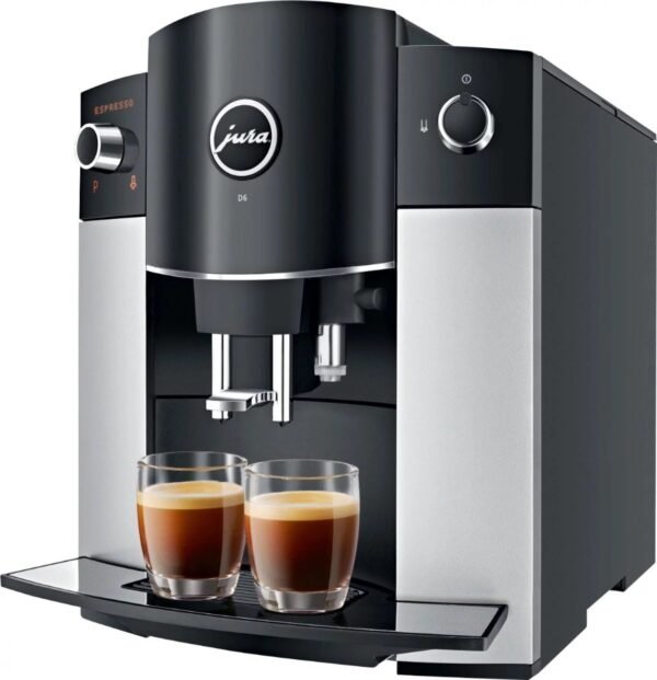 Jura D6 Automatic Coffeemaker and Espresso Machine Platinum