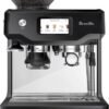 Breville – the Barista Touch Espresso Machine with 15 bars of pressure, Milk Frother and intergrated grinder – Black Truffle