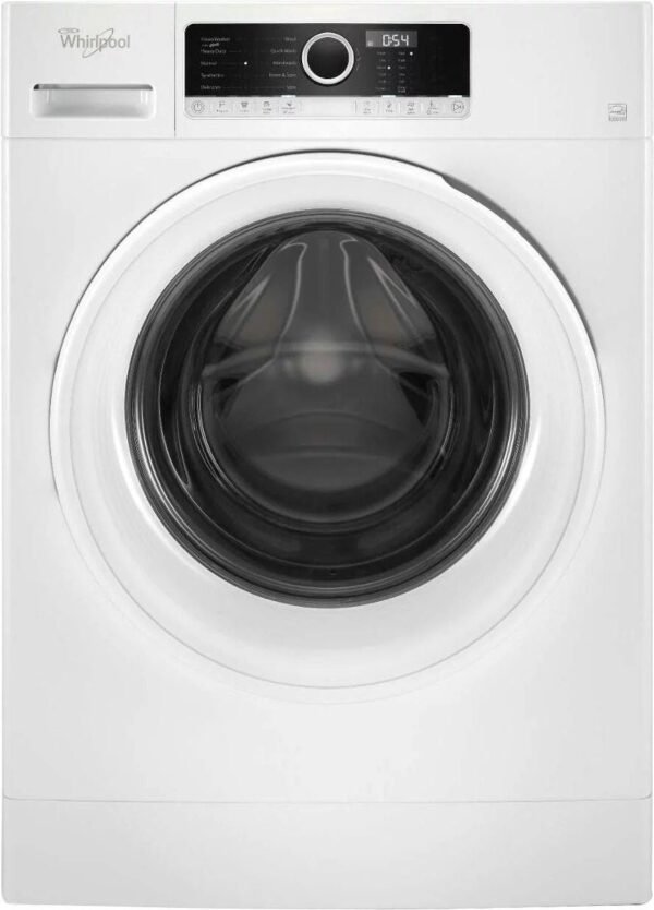 Whirlpool – 1.9 Cu. Ft. High Efficiency Stackable Front-Load Washer with Detergent Dosing Aid – White