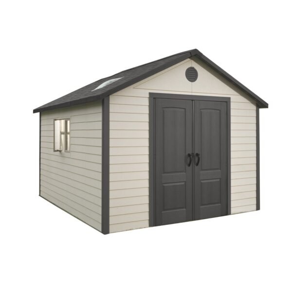 Lifetime 6433 Outdoor Storage Shed with Windows, 11 by 11 Feet 11 x 11 Ft.