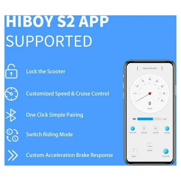 Hiboy S2 Pro Electric Scooter 500W Motor 10 Solid Tires 25 Miles Range 19 M - Image 7