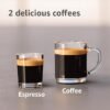 2200 Series Fully Automatic Espresso Machine, Classic Milk Frother, 2 Coffee Varieties, Intuitive Touch Display, 100% Ceramic Grinder, AquaClean Filter, Aroma Seal, Black (EP2220/14) - Image 5