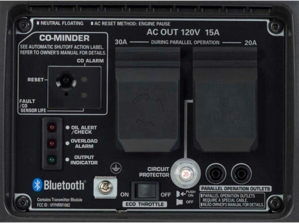 EU2200ITAN1 2200-Watt 120-Volt Companion Super Quiet Portable Inverter Generator with CO-Minder - 49-State - Image 4