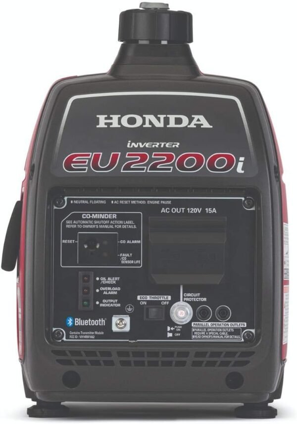 EU2200ITAN 2200-Watt 120-Volt Super Quiet Portable Inverter Generator with CO-Minder - 49-State - Image 3