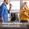 2200 Series Fully Automatic Espresso Machine, Classic Milk Frother, 2 Coffee Varieties, Intuitive Touch Display, 100% Ceramic Grinder, AquaClean Filter, Aroma Seal, Black (EP2220/14) - Image 3