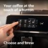 2200 Series Fully Automatic Espresso Machine, Classic Milk Frother, 2 Coffee Varieties, Intuitive Touch Display, 100% Ceramic Grinder, AquaClean Filter, Aroma Seal, Black (EP2220/14) - Image 4