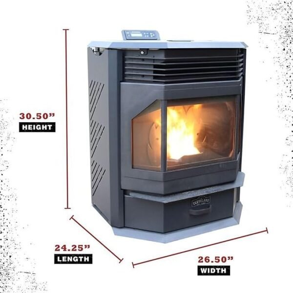 Bayfront Pellet Stove 2500 St Ft - Image 3