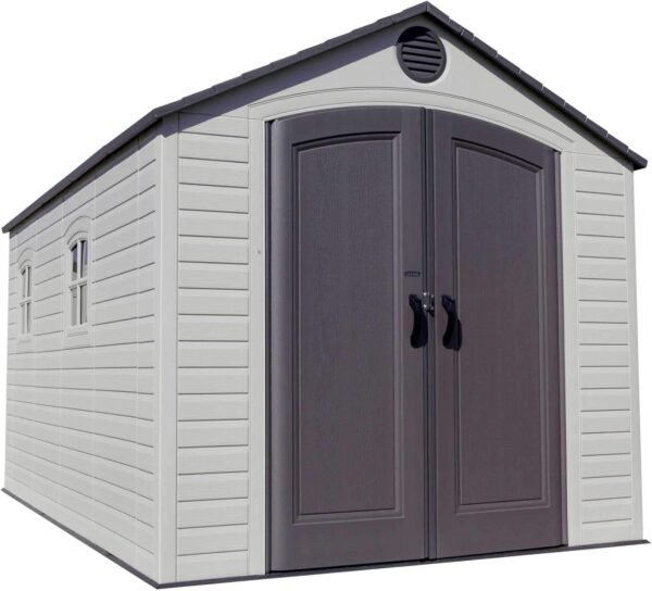 60075 8 x 15 Ft. Outdoor Storage Shed, Desert Sand