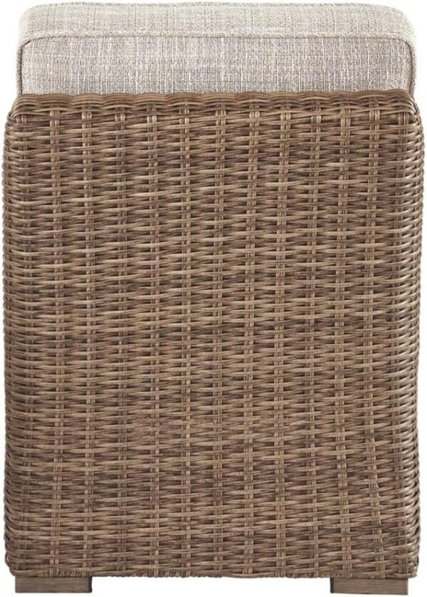 Beachcroft Patio Farmhouse Outdoor Wicker Cushio - Image 4