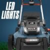 X6 60 Volt Max* 21-Inch 3-in-1 Cordless Push Lawn Mower, with Bagging, Mulching, and Side Discharge, Height Adjustment, Smart Display, 6Ah Lithium-ion Battery & Charger Included (LPPX6-H) - Image 6