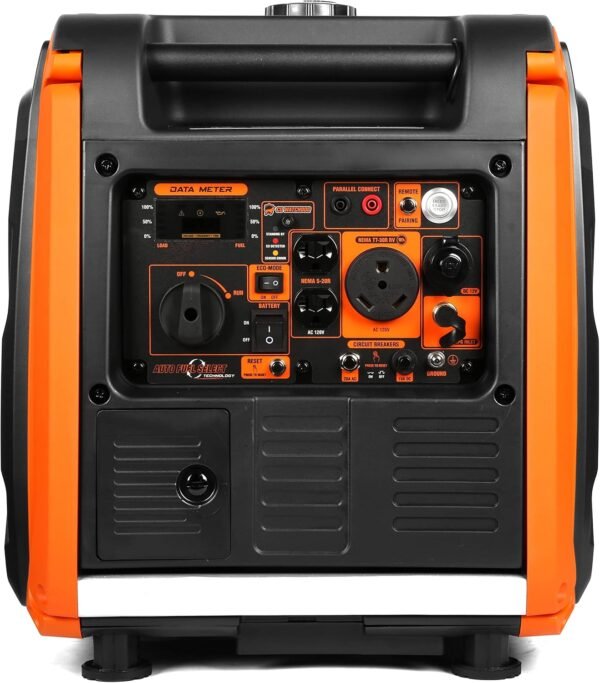 DF452iX Super Quiet 4500-Watt Remote Electric Start Dual Fuel RV-Ready Portable Inverter Generator with Fuel Shut-Off and CO Watchdog - Image 2