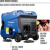 Outdoor Power Equipment 5000 Peak Watt Super Quiet Portable Inverter Generator, Remote Electric Start with Auto Choke, Wheel & Handle Kit, RV Ready, Gas Powered, Parallel Capable - Image 4
