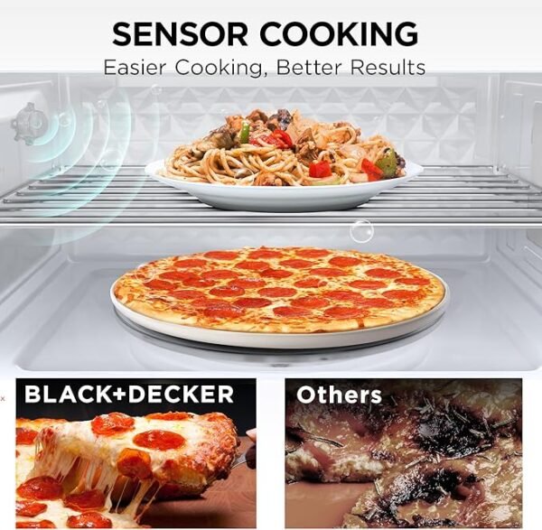 EM044KB19 Over The Range Microwave Oven with One Touch, 1000 Watts, 400 CFM and Sensor Cooking, OTR 1.9 Cu.ft - Image 4