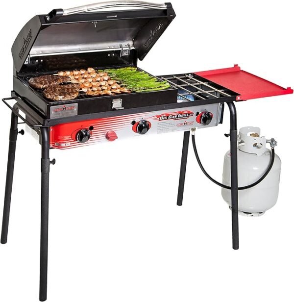 Big Gas Grill 16-3-Burner Propane Gas Stove - Includes Deluxe BBQ Grill Box - Perfect for Grilling & Outdoor Cooking - 30,000 BTU Burners - 608 Sq In Cooking Space - Image 4